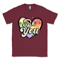 Burgundy be you Classic Tee - MaliasSmallBusiness