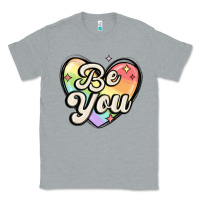 Heather Grey be you Classic Tee - MaliasSmallBusiness