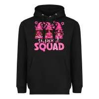 Black breast cancer afro gnomies support squad Heavyweight Hoodie - texasbilliewilder