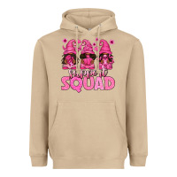 Mushroom breast cancer afro gnomies support squad Heavyweight Hoodie - texasbilliewilder