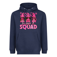 Navy breast cancer afro gnomies support squad Heavyweight Hoodie - texasbilliewilder
