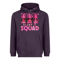Plum breast cancer afro gnomies support squad Heavyweight Hoodie - texasbilliewilder