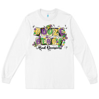 White booze beads Long Sleeve Tee - MaliasSmallBusiness
