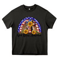 Asphalt god bless america  rainbow Heavy Core Tee - BarkalooDesign