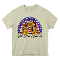 Mossy god bless america  rainbow Heavy Core Tee - BarkalooDesign