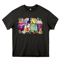 Asphalt boss babe coffee cups Heavy Core Tee - Zillion Design Studio