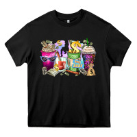 Black boss babe coffee cups Heavy Core Tee - Zillion Design Studio