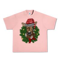Salmon christmas wreath baby calf Urban Heavy Tee - BarkalooDesign