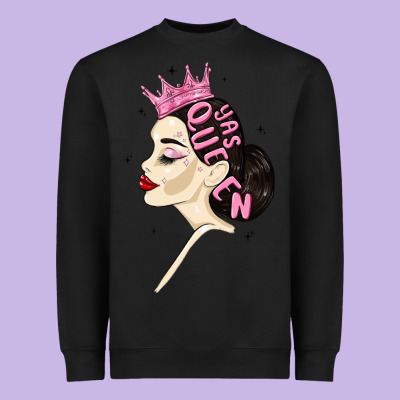 Yas Queen Heavyweight Sweatshirt Designed By Maliassmallbusiness