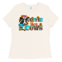 Bone coffee then cows Ladies Tee - Zillion Design Studio