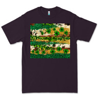Plum St. Patrick's Day leopard cowhide shamrock tumbler Premium Tee - Neo Western