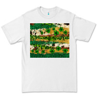 White St. Patrick's Day leopard cowhide shamrock tumbler Premium Tee - Neo Western