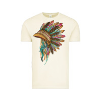 Vintage Arctic indian leopard headdress Vintage Tee - BarkalooDesign