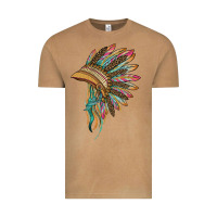 Vintage Camel indian leopard headdress Vintage Tee - BarkalooDesign
