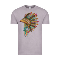 Vintage Zinc indian leopard headdress Vintage Tee - BarkalooDesign