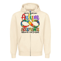 Sandshell autism acceptance Zipper Hoodie - LillyAllenDesigns
