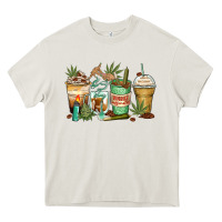 Cream highly caffeinated coffee cups Heavy Core Tee - Zillion Design Studio