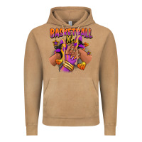 Vintage Camel Basketball life afro girl sneakers Vintage Hoodie - RanaPortraitStore
