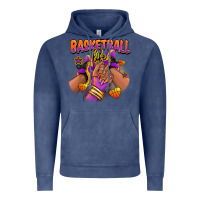 Vintage Denim Basketball life afro girl sneakers Vintage Hoodie - RanaPortraitStore