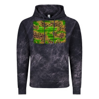 Cloud Black western leopard distressed background Vintage Hoodie - AdoDesignShop