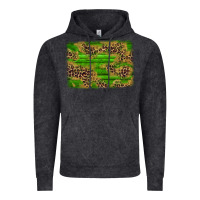 Vintage Black western leopard distressed background Vintage Hoodie - AdoDesignShop