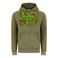 Vintage Olive western leopard distressed background Vintage Hoodie - AdoDesignShop