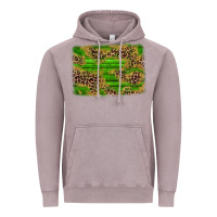 Vintage Zinc western leopard distressed background Vintage Hoodie - AdoDesignShop