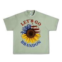 Oil Green American flag sunflower Urban Heavy Tee - Jasminsmagicworld