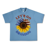 Pebble Blue American flag sunflower Urban Heavy Tee - Jasminsmagicworld