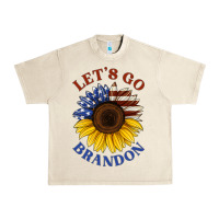 Sandshell American flag sunflower Urban Heavy Tee - Jasminsmagicworld