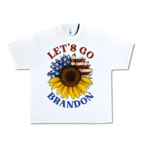 White American flag sunflower Urban Heavy Tee - Jasminsmagicworld