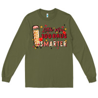 Army Green little miss 100 days smarter Long Sleeve Tee - MaliasSmallBusiness