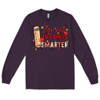 Plum little miss 100 days smarter Long Sleeve Tee - MaliasSmallBusiness