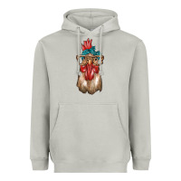 Moon Dust chicken with bandana and leopard Heavyweight Hoodie - texasbilliewilder