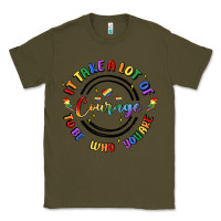 Army Green gay pride Classic Tee - MaliasSmallBusiness