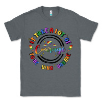 Charcoal Heather gay pride Classic Tee - MaliasSmallBusiness