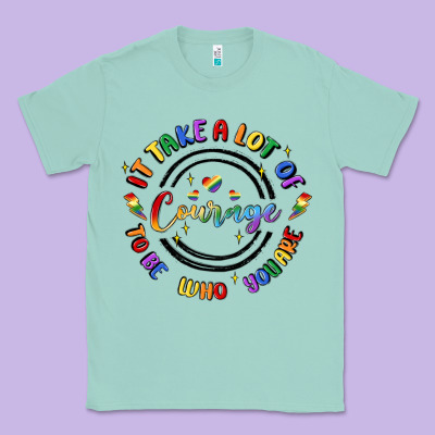 Gay Pride Classic Tee Designed By Maliassmallbusiness