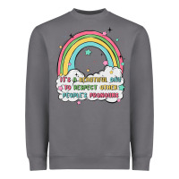 Storm beautiful day to respect pronouns Heavyweight Sweatshirt - MaliasSmallBusiness