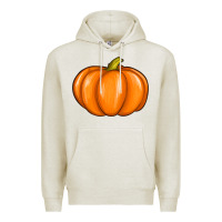 Oatmeal Heather pumpkin Premium Hoodie - texasbilliewilder