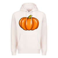 Pale Pink pumpkin Premium Hoodie - texasbilliewilder