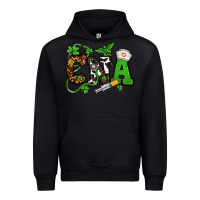 Black St. Patrick's Day CNA Urban Hoodie - OliviaCreatesArt