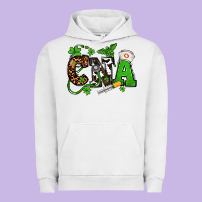St. Patrick's Day Cna Urban Hoodie Designed By Oliviacreatesart