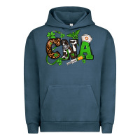 Pigment Midnight Navy St. Patrick's Day CNA Urban Hoodie - OliviaCreatesArt