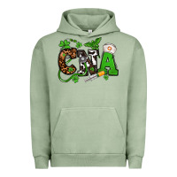 Pigment Oil Green St. Patrick's Day CNA Urban Hoodie - OliviaCreatesArt