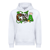 White St. Patrick's Day CNA Urban Hoodie - OliviaCreatesArt