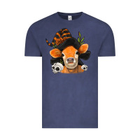 Vintage Denim halloween witch cow Vintage Tee - Jasminsmagicworld