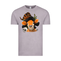 Vintage Zinc halloween witch cow Vintage Tee - Jasminsmagicworld