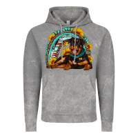 Cloud Rock Rottweiler  rainbow Vintage Hoodie - Artiststas