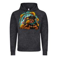 Vintage Black Rottweiler  rainbow Vintage Hoodie - Artiststas