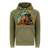 Vintage Olive Rottweiler  rainbow Vintage Hoodie - Artiststas
